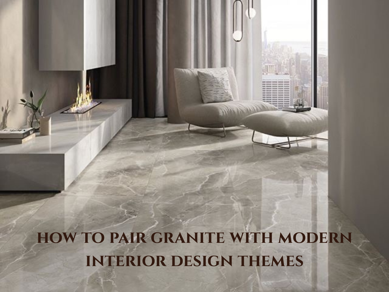 Granite with Modern Interior