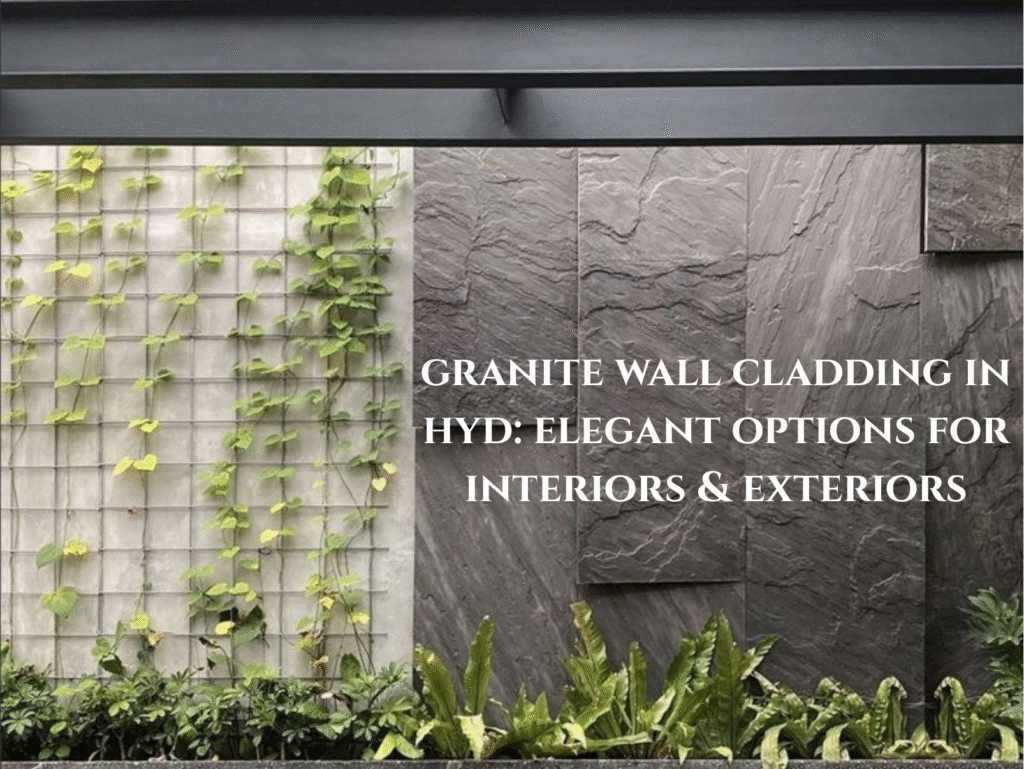 Granite wall cladding